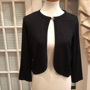 Ann Taylor Black w/ slight silver specks cardigan